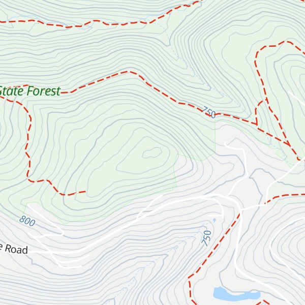 Map of Birch Rock Hill