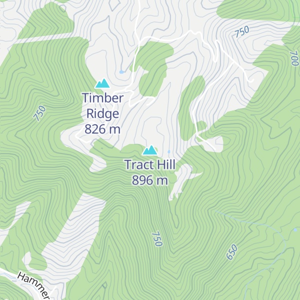 Map of Tract Hill