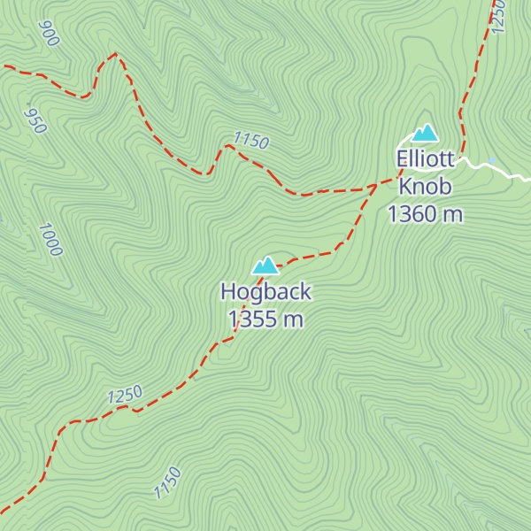 Map of Hogback
