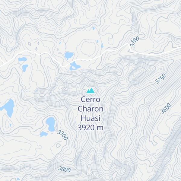 Map of Cerro Charon Huasi