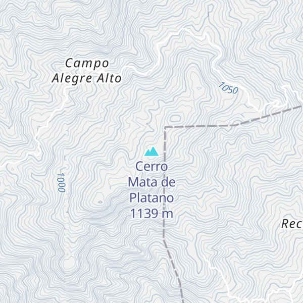 Map of Cerro Mata de Platano