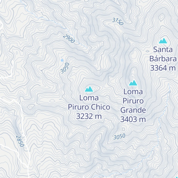 Map of Loma Piruro Chico