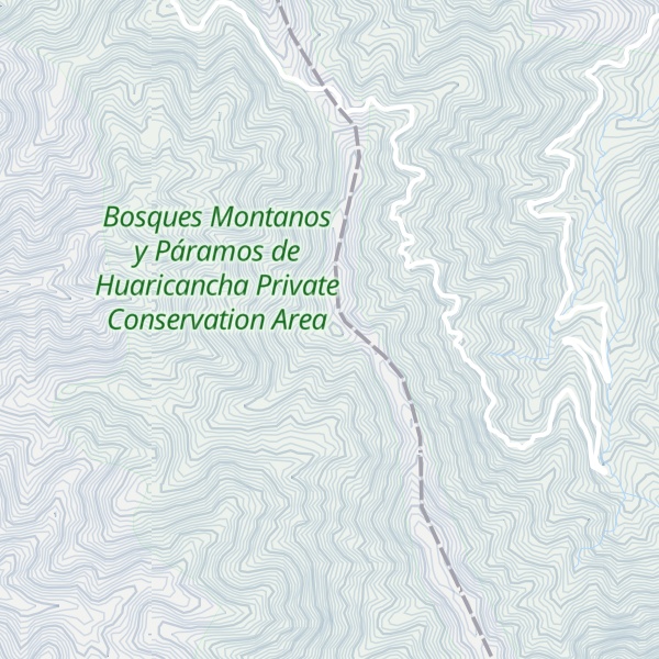 Map of Cerro Huascaray