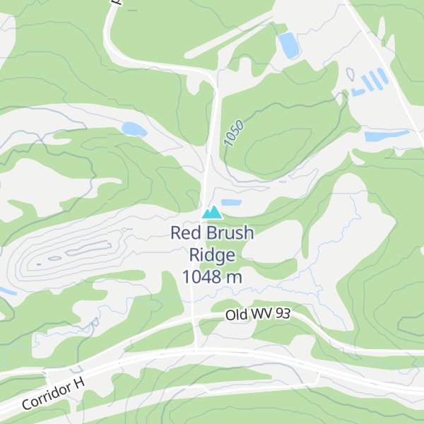 Map of Red Brush Ridge