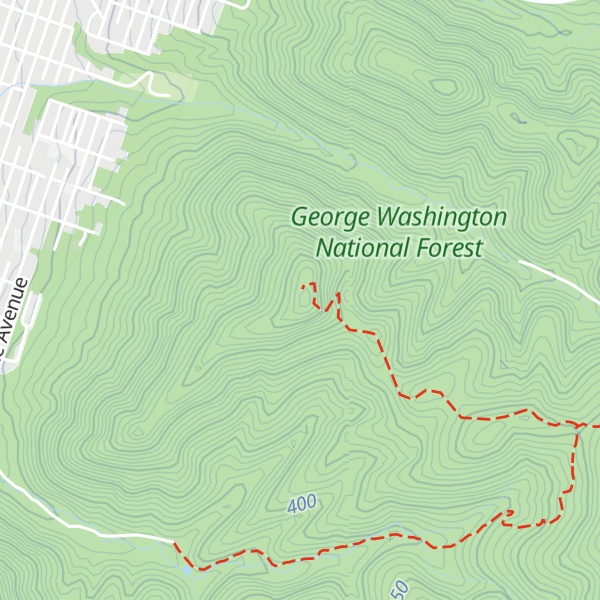 Map of Elephant Mountain