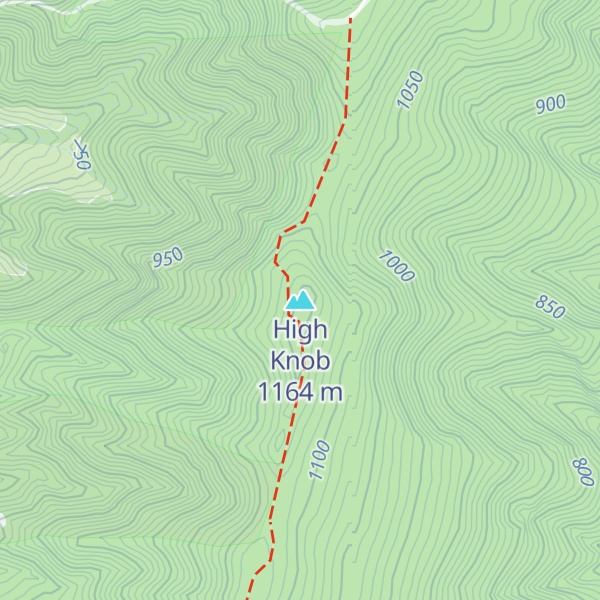 Map of High Knob