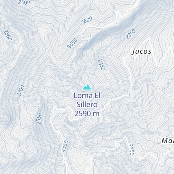 Map of Loma El Sillero