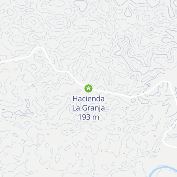 Map of Hacienda La Granja