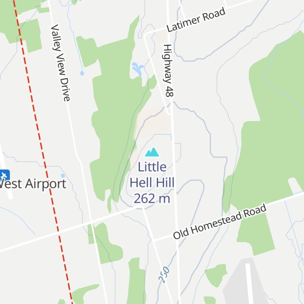 Map of Little Hell Hill