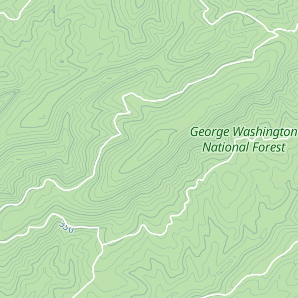 Map of Shewey Ridge