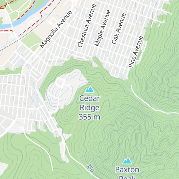 Map of Cedar Ridge