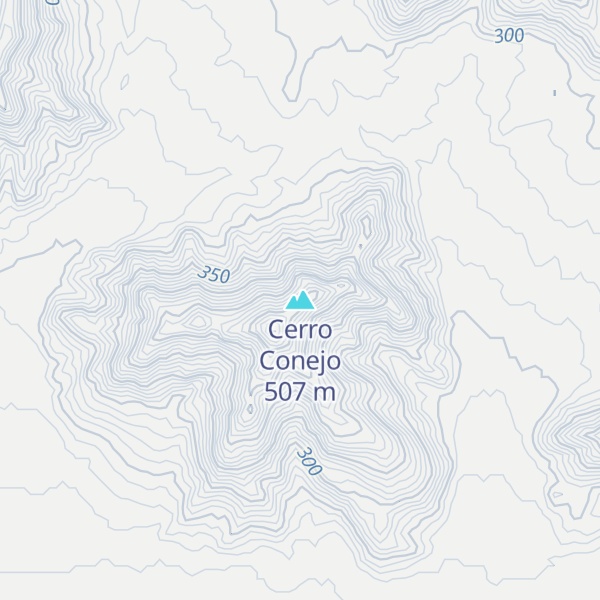 Map of Cerro Conejo