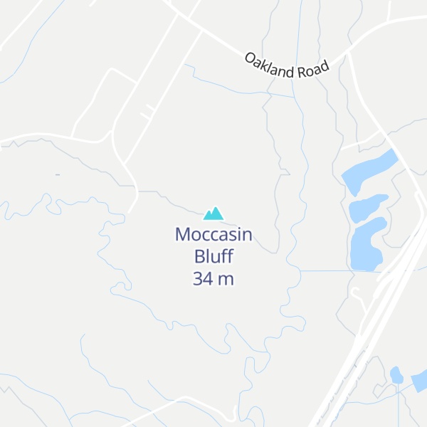 Map of Moccasin Bluff