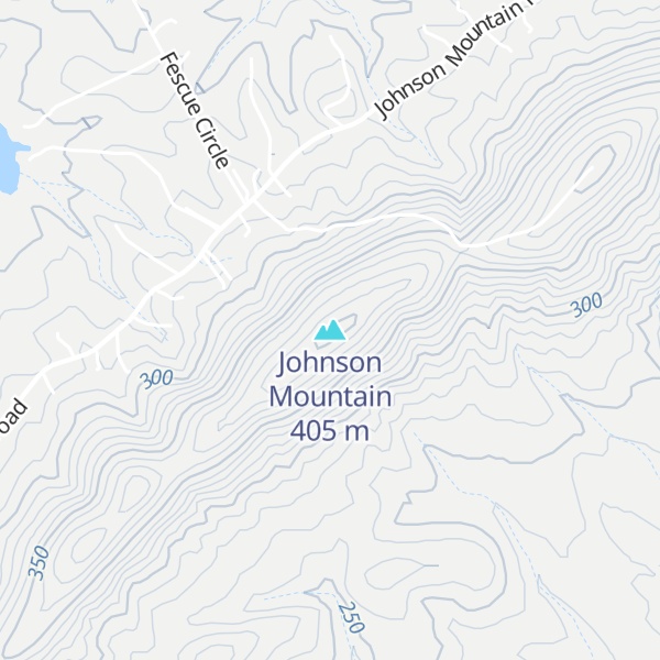 Map of Johnson Mountain