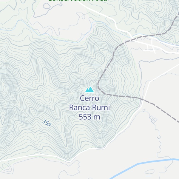 Map of Cerro Ranca Rumi