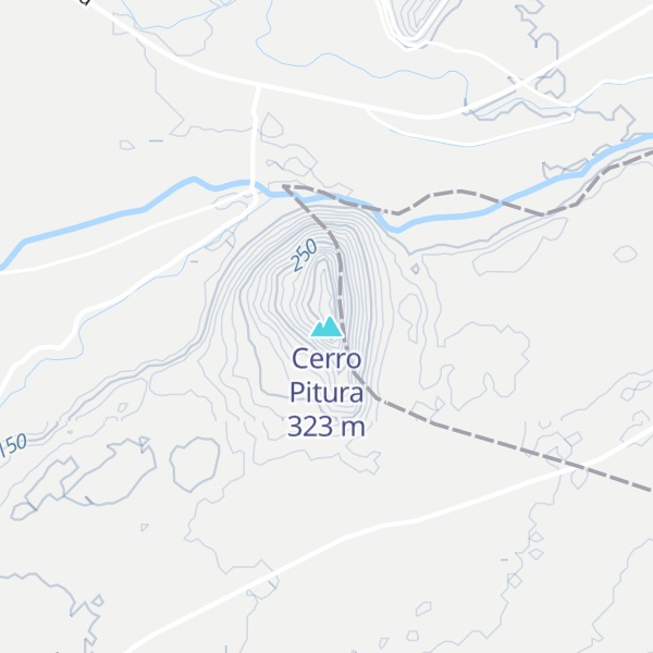 Map of Cerro Pitura