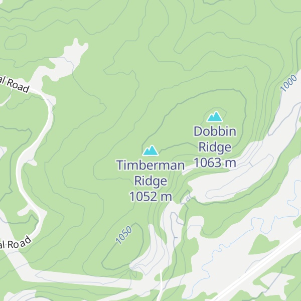 Map of Timberman Ridge