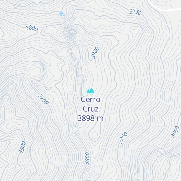 Map of Cerro Cruz