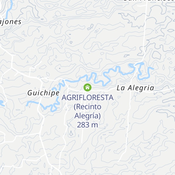 Map of AGRIFLORESTA (Recinto Alegría)
