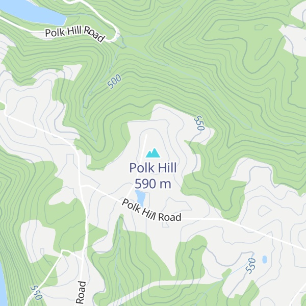 Map of Polk Hill