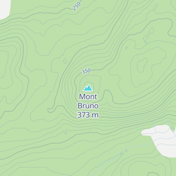 Map of Mont Bruno