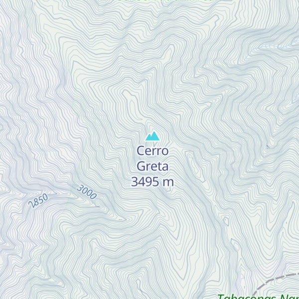 Map of Cerro Lectir