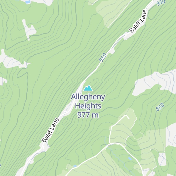 Map of Allegheny Heights