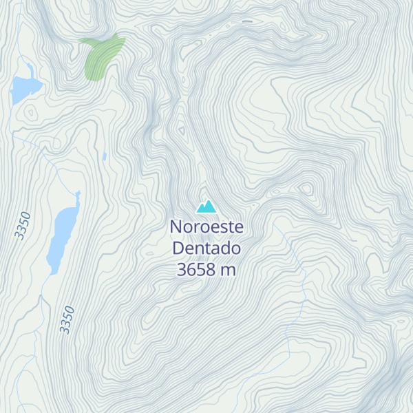 Map of Noroeste Dentado