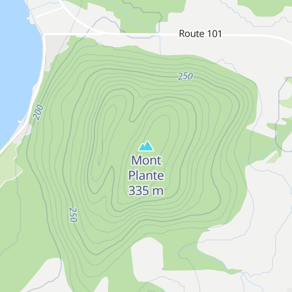 Map of Mont Plante