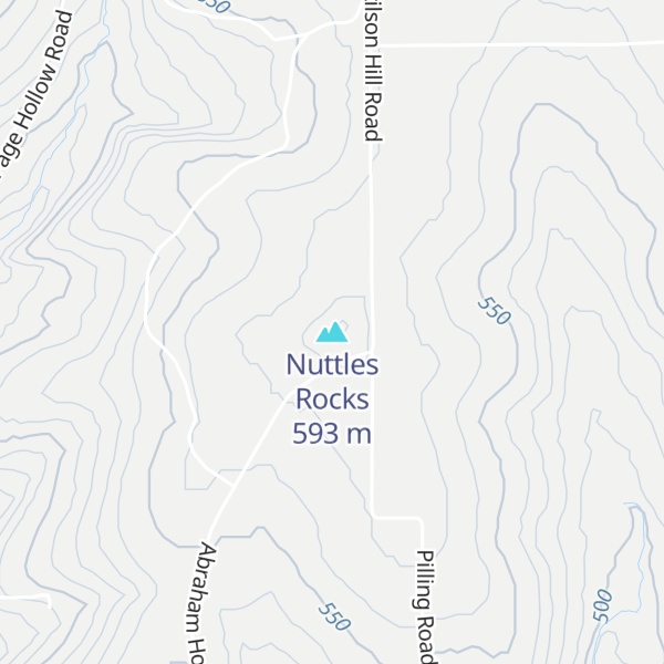 Map of Nuttles Rocks