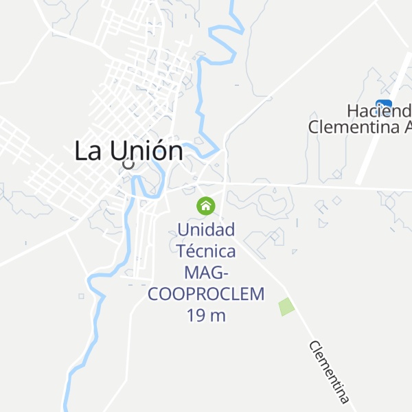 Map of Unidad Técnica MAG-COOPROCLEM