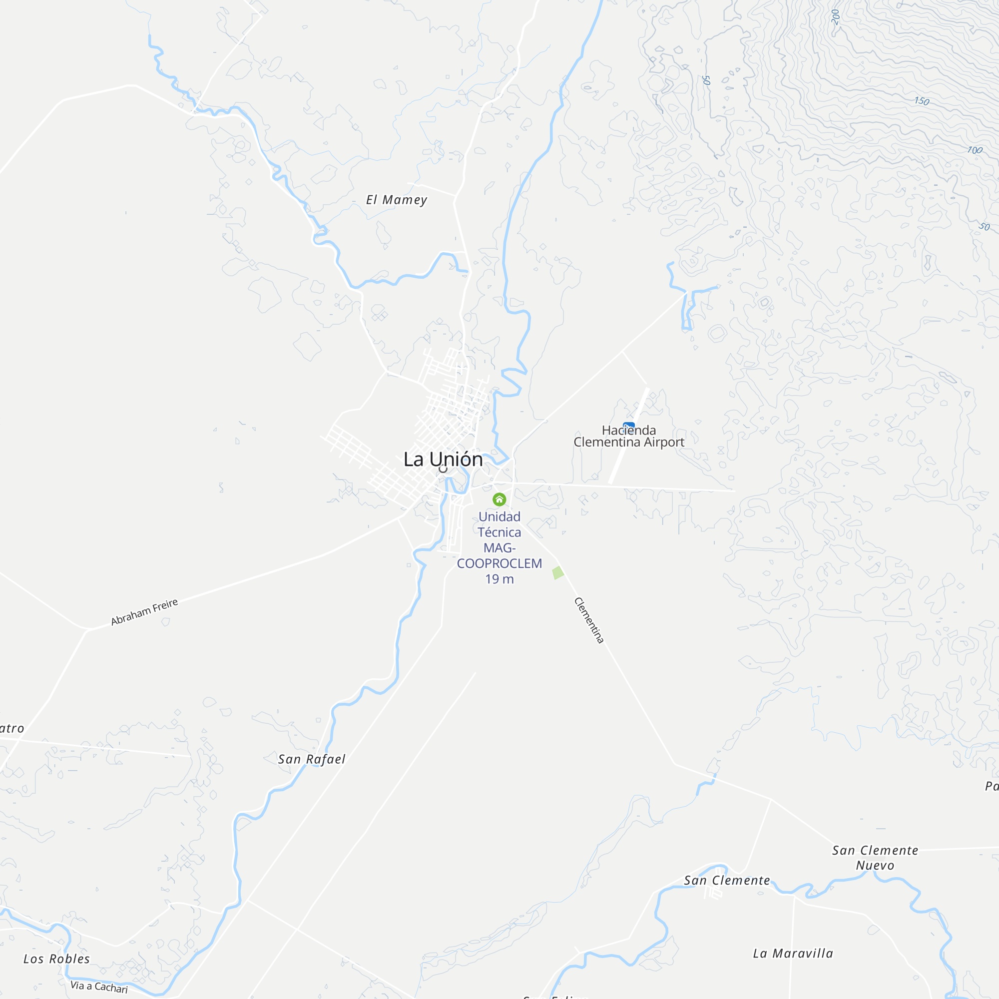 Unidad Técnica MAG-COOPROCLEM map