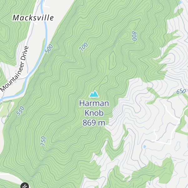 Map of Harman Knob
