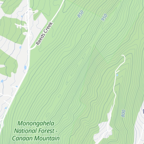 Map of Peters Mountain