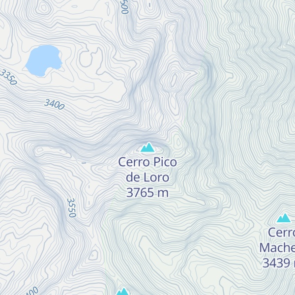 Map of Cerro Pico de Loro