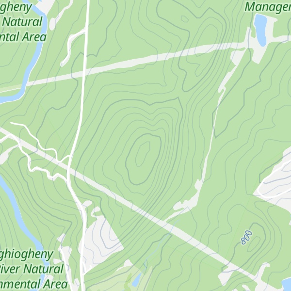 Map of Mount Nebo