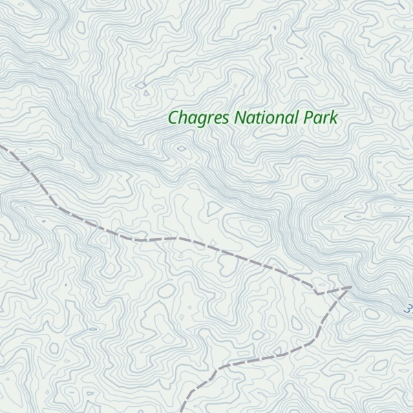 Map of Cerro Saxina