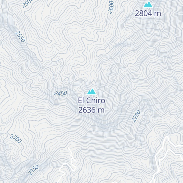 Map of El Chiro