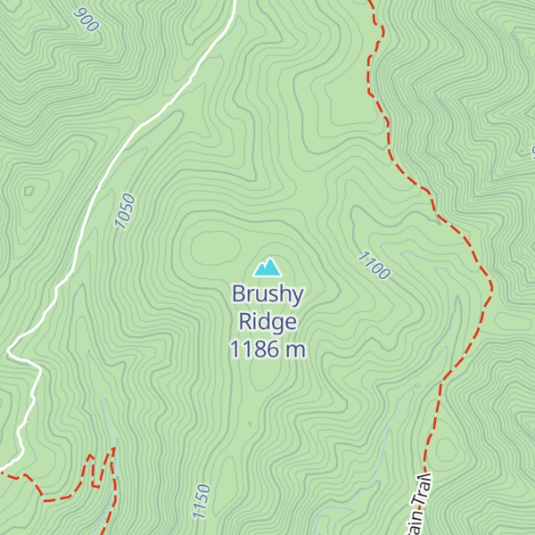 Map of Brushy Ridge