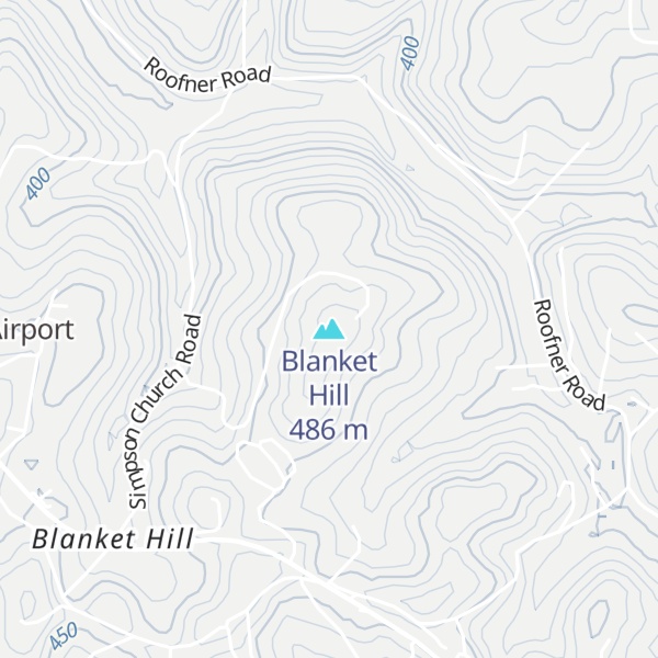Map of Blanket Hill