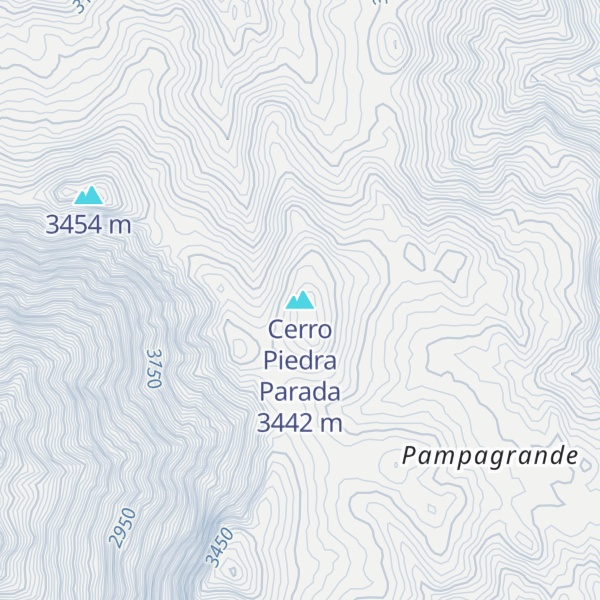 Map of Cerro Piedra Parada