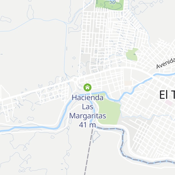 Map of Hacienda Las Margaritas
