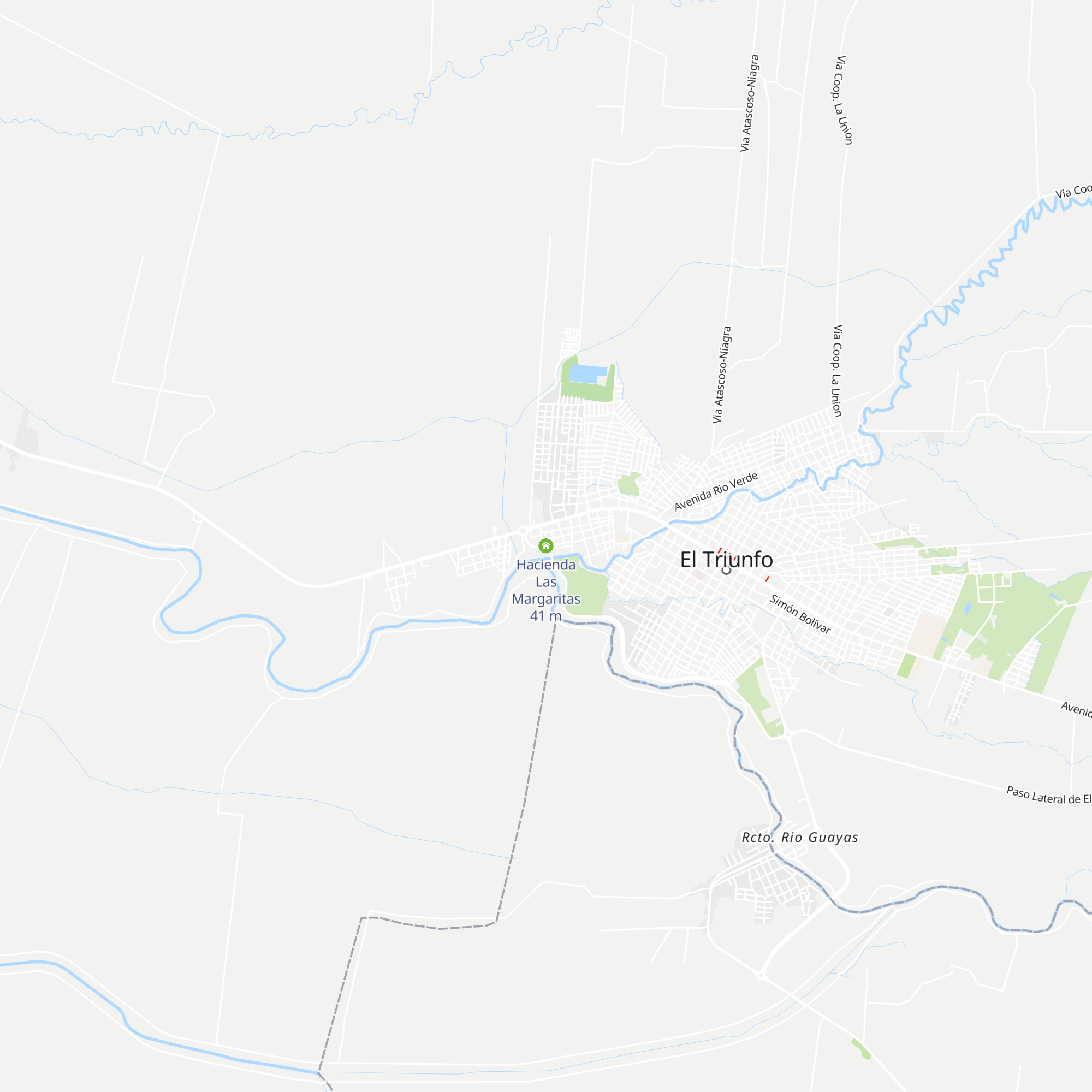 Hacienda Las Margaritas map