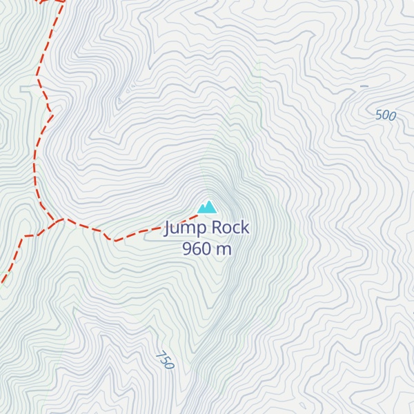 Map of Jump Rock