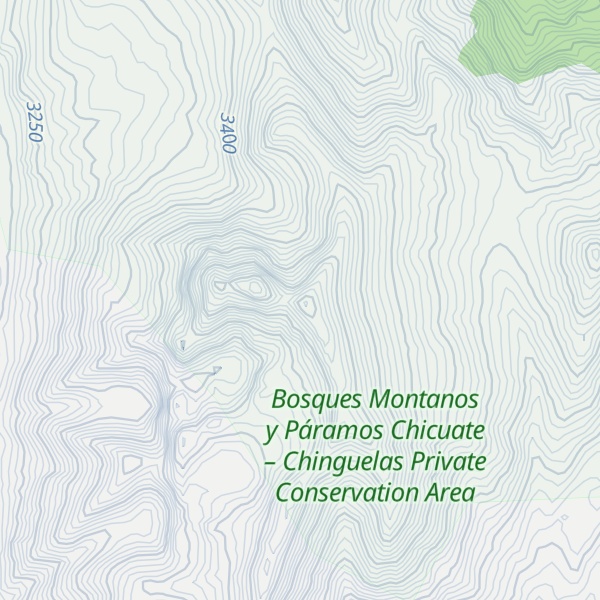 Map of Cerro Peña Blanca