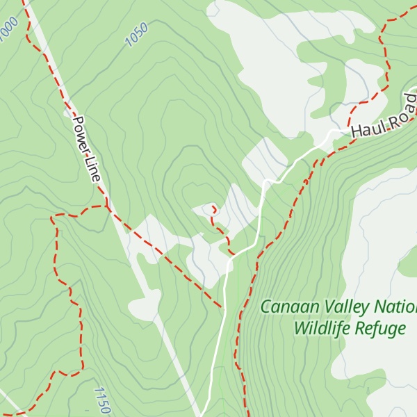 Map of BearDen Rocks