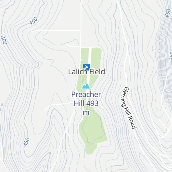 Map of Preacher Hill