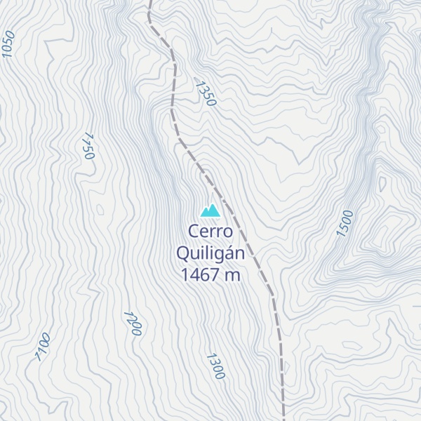 Map of Cerro Quiligán