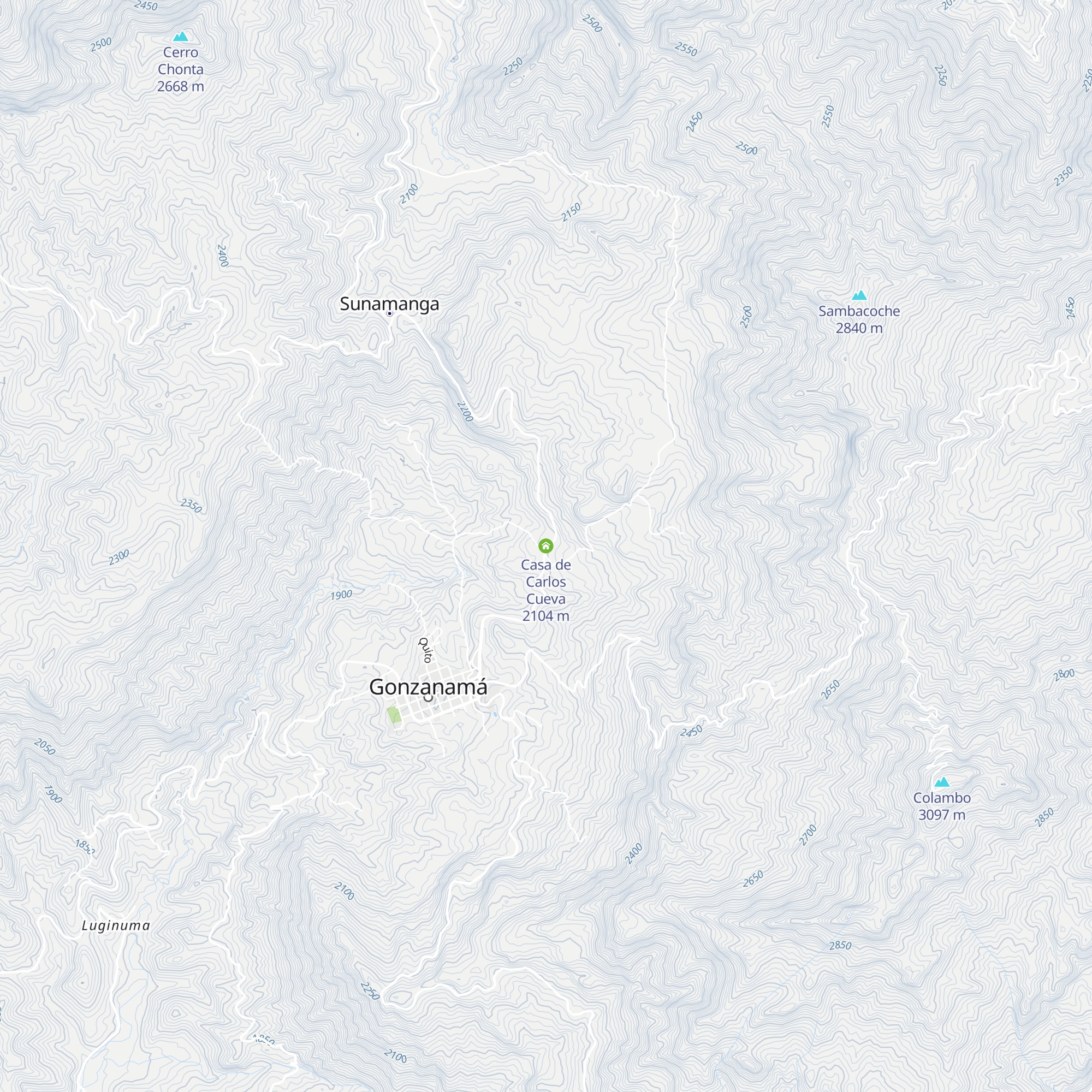 Casa de Carlos Cueva map