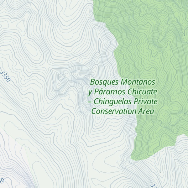 Map of Cerro Osos